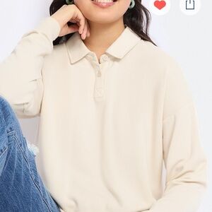 Threads 4 Thought - Savannah Feather Fleece Cream Johnny Shirt